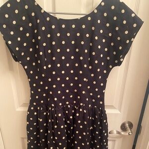 Anthropologie Lili’s closet polka dot dress